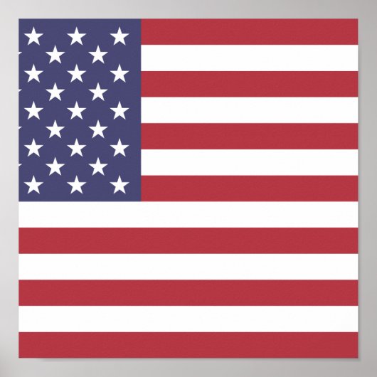 Flag of the United States of America Poster (Voorkant)