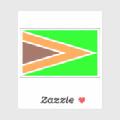 Flag of the Vihiga County, the Republic of Kenya Sticker (Vel)