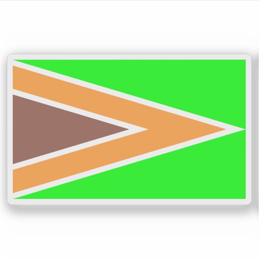 Flag of the Vihiga County, the Republic of Kenya Sticker (Voorkant)