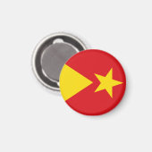 Flag of Tigray Region Magneet (Voorkant / Achterkant)