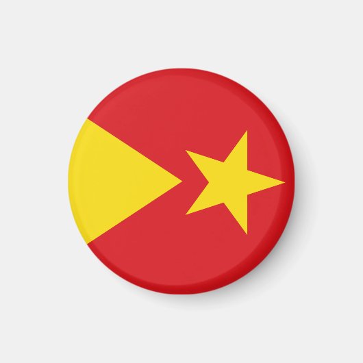 Flag of Tigray Region Magneet (Voorkant)