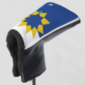 Flag of Topeka, Kansas Golfheadcover (3/4 voorkant)