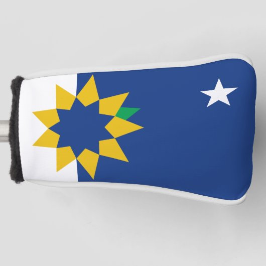 Flag of Topeka, Kansas Golfheadcover (Voorkant)