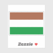 Flag of Transkei, the Republic of South Africa Sticker (Vel)