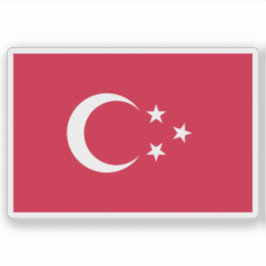 Flag of Turco-Egyptian Sudan (1867-1881) Sticker