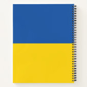 Flag of Ukraine Button Notitieboek (Achterkant)