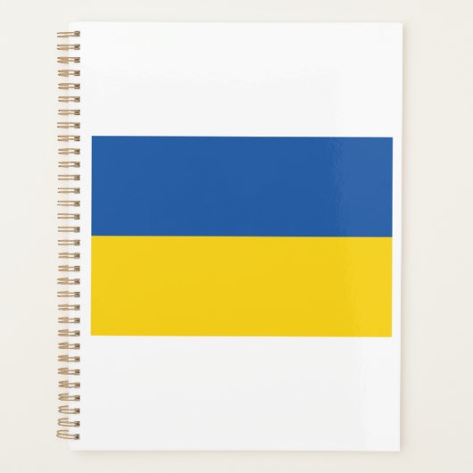 Flag of Ukraine Button Planner (Voorkant)