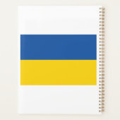 Flag of Ukraine Button Planner (Achterkant)
