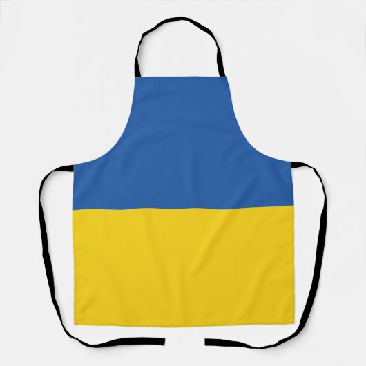 Flag of Ukraine Button Schort (Voorkant)