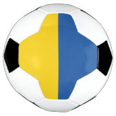 Flag of Ukraine Button Voetbal (Gedraaid)