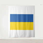 Flag of Ukraine Button Wandkleed (Voorkant)
