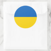 Flag of Ukraine Ronde Sticker (Tas)