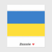 Flag of Ukraine Sticker (Vel)