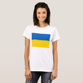 Flag of Ukraine T-shirt (Voorkant volledig)
