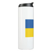 Flag of Ukraine Thermosbeker (Gedraaid links)