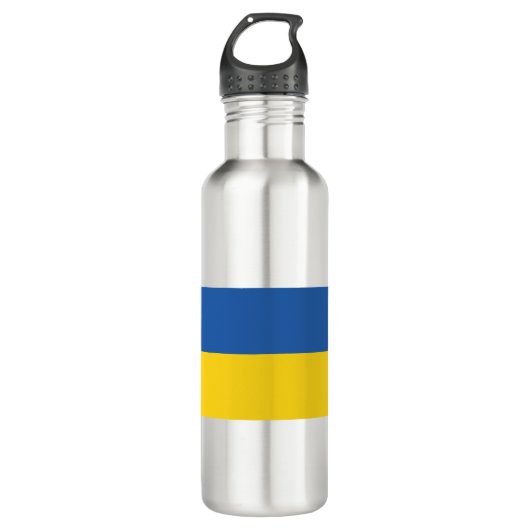 Flag of Ukraine Waterfles (Voorkant)