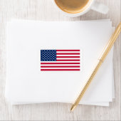 Flag of United States custom-cut  Etiket (Insitu)