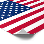 Flag of United States of America Poster (Hoek)