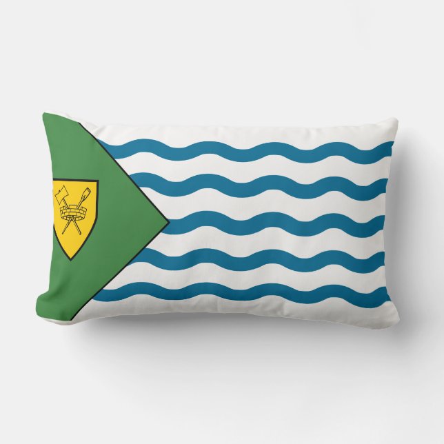 Flag of Vancouver, British Columbia Lumbar Pillow Kussen (Voorkant)