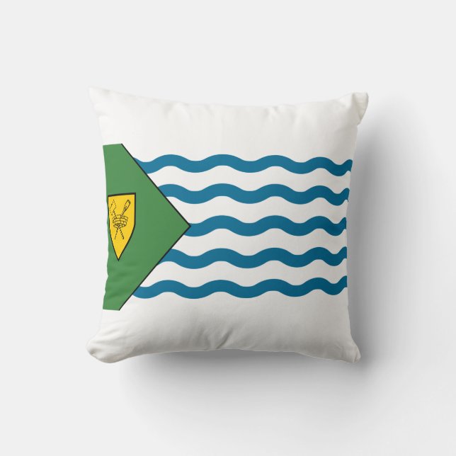 Flag of Vancouver, British Columbia Throw Pillow Kussen (Voorkant)