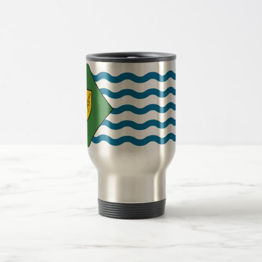 Flag of Vancouver, British Columbia Travel Mug Reisbeker (Center)