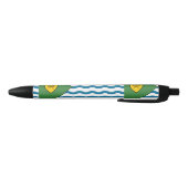 Flag of Vancouver, British Columbia Zwarte Inkt Pen (Bodem)