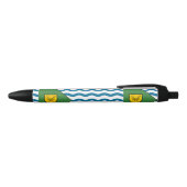 Flag of Vancouver, British Columbia Zwarte Inkt Pen (Bovenkant)