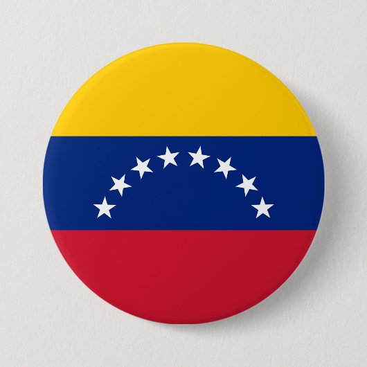 Flag of Venezuela custom Ronde Button 7,6 Cm (Voorkant)