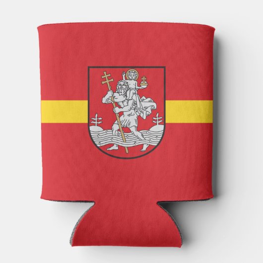 Flag of Vilnius, Lithuania Can Cooler (Achterkant)