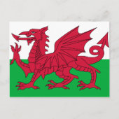 Flag of Wales Briefkaart (Voorkant)