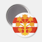 Flag of Westmorland Magnet (Voorkant / Achterkant)