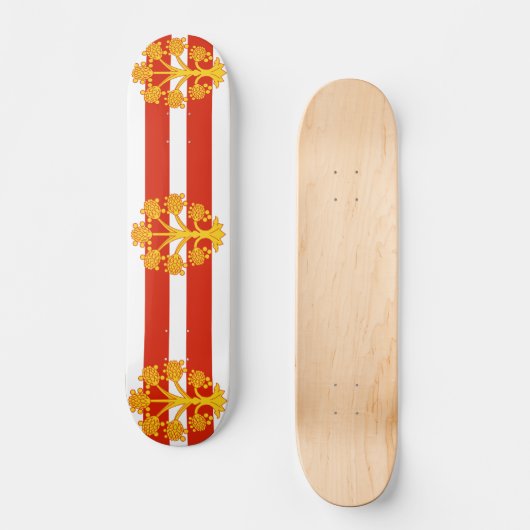 Flag of Westmorland Skateboard (Voorkant)