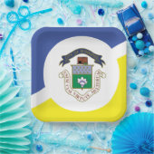 Flag of Winnipeg, Manitoba  Papieren Bordje (Feest)