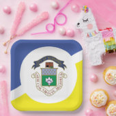 Flag of Winnipeg, Manitoba  Papieren Bordje (Feest)