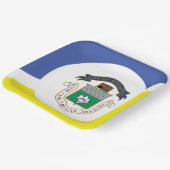 Flag of Winnipeg, Manitoba  Papieren Bordje (Gebogen)