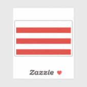 Flag of Wismar, Germany Sticker (Vel)