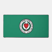 Flag of Worcester, Massachusetts  Bureaumat (Voorkant)