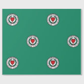 Flag of Worcester, Massachusetts Cadeaupapier (Vlak)