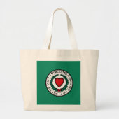 Flag of Worcester, Massachusetts  Grote Tote Bag (Voorkant)