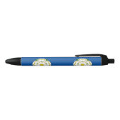 Flag of Yorkshire Black Ink Pen (Bovenkant)