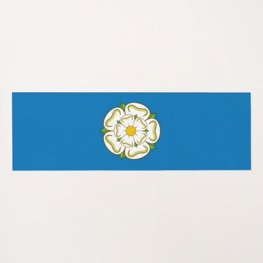 Flag of Yorkshire (UK) Yogamat (Achterkant (horizontaal))