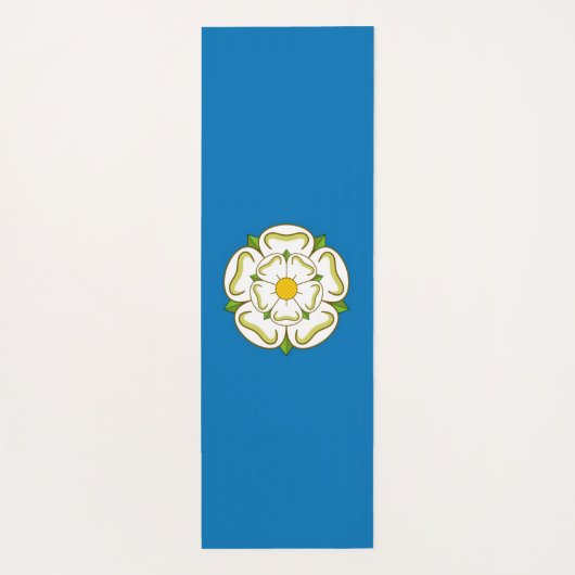 Flag of Yorkshire (UK) Yogamat (Achterkant)