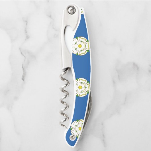 Flag of Yorkshire Waiter's Corkscrew Kurkentrekker (Voorkant)
