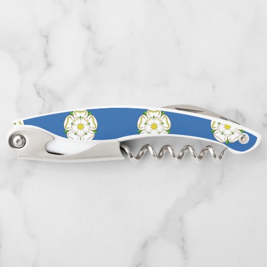 Flag of Yorkshire Waiter's Corkscrew Kurkentrekker (Voorkant)