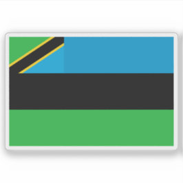 Flag of Zanzibar (2005–Present), Tanzania Sticker