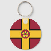 Flag on Northamptonshire Keychain (Voorkant)