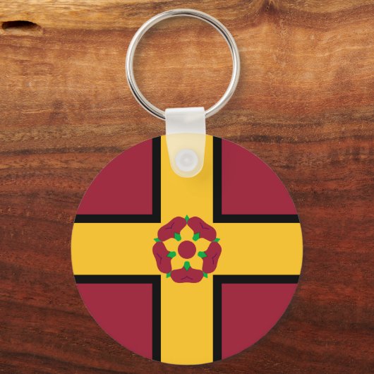 Flag on Northamptonshire Keychain (Achterkant)