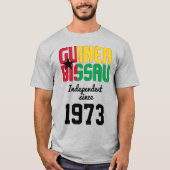 Flag-onafhankelijkheidsfeest in Guinee-Bissau T-shirt (Voorkant)