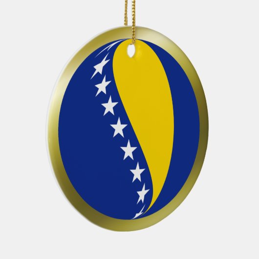 Flag Ornament Bosnië-Herzegovina (Rechts)