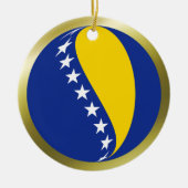 Flag Ornament Bosnië-Herzegovina (Voorkant)